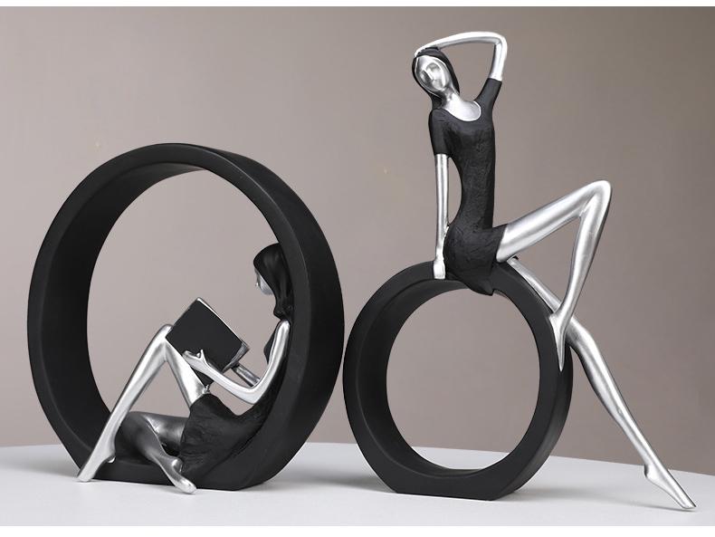 Nordic Modern Wine Cabinet Decor: European Style Living Room Ornaments & Wedding Gift