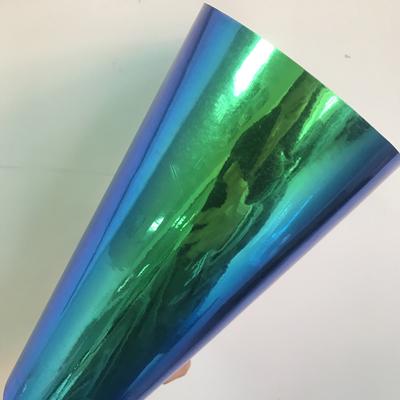 100x135cm Holographic Rainbow Chrome Green Chameleon Car Roof Hood Styling Vinyl Wrap Film Decal Sticker Gloss Not Stretchable