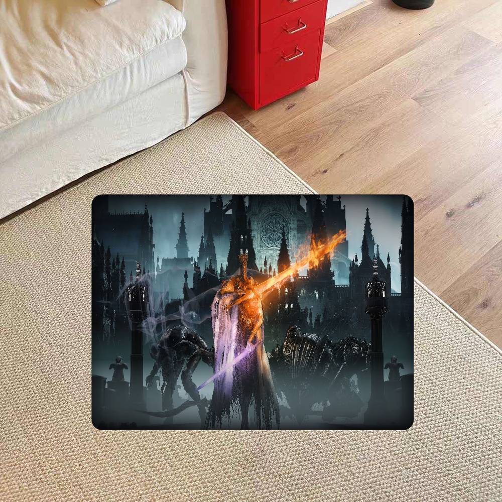Dark Souls Room Mats Non-Slip Laundry Room Mat Laundry Decor Balcony Child Living Room Household Carpets
