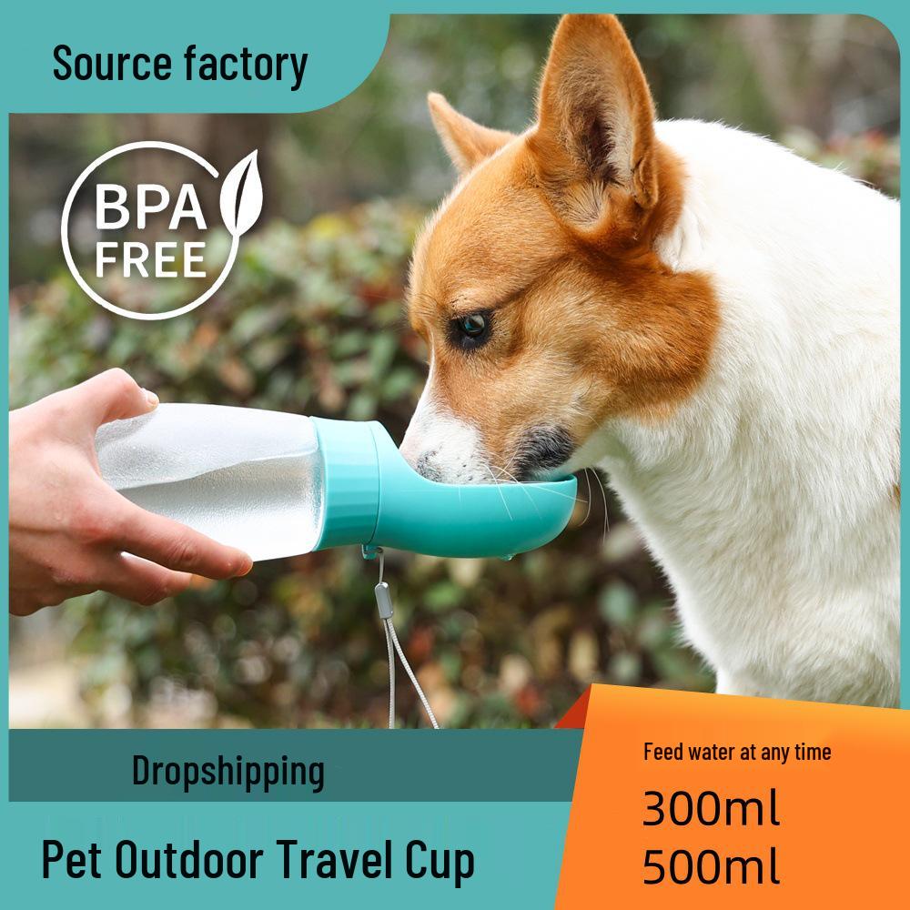Portable Large-Capacity Dog Water Bottle for Travel and Outdoor Use