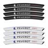 4Pcs Car Styling Car Emblem Wheels Rims Stickers Decal For Peugeot 208 20009-2019 308 2014~2022 2008 3008 107 106 406 Accessorie