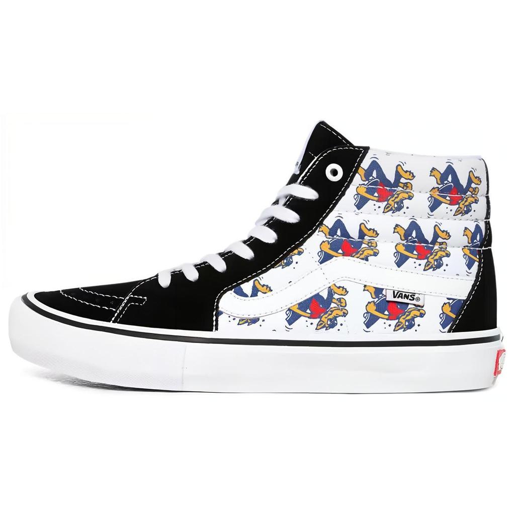 Vans Sk8 Pro Retro Casual High-Top Skate Shoes Unisex Sneakers Black White VN0A45JD11Z