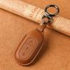Handmade Genuine Leather Key Case for 2022 Leapmotor C01 - Top Layer Cowhide Protective Cover
