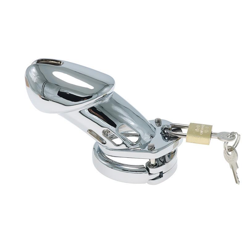 Metal Chastity Lock CB Chastity Cleaner Male Wear Penis Cage Sex Tool SM Slave Training Adult Supplies