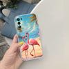 CJ54 Flamingos Pink Bird Flower Case for LG K22 K30 K40 K40S K41 K42 K50 K50S K51 K51S K52 K61 K62 K71 K92 Q60 Q61 V40 V50 V60