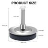4Pcs Lawnmower Sharpener for Power Hand Drill Wear Resistant Lawnmower Sharpener Tool Corundum Lawmower Accessories