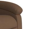 Relaxation Armchair In Brown Fabric