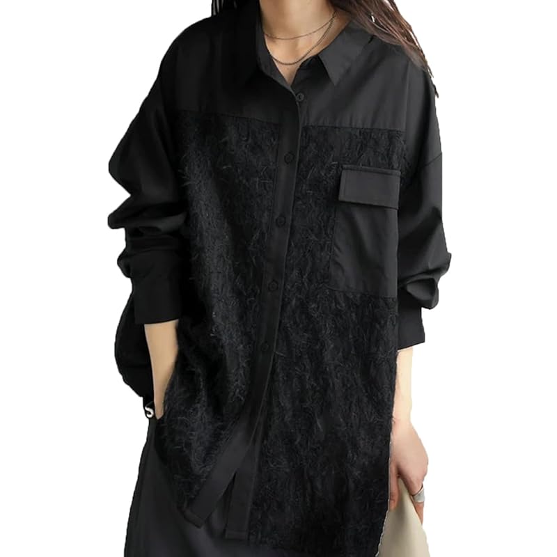 

[antiqua] [Antica] женская рубашка для гонок Haori PK-01271 Onesize 05 черный