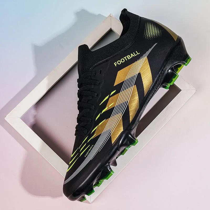 New Men Professional Football Boots Breathable Unisex Soccer Shoes Ultralight Training  Indoor Futsal Drop Shipping