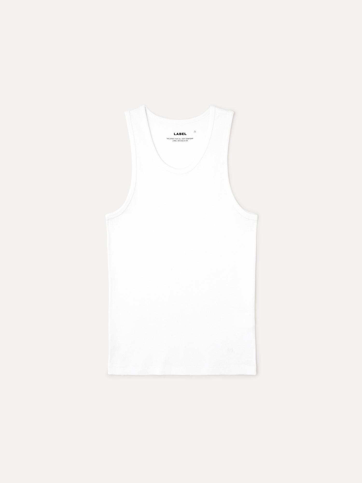 Label Archive Fred Mono Sleeveless Top White 1