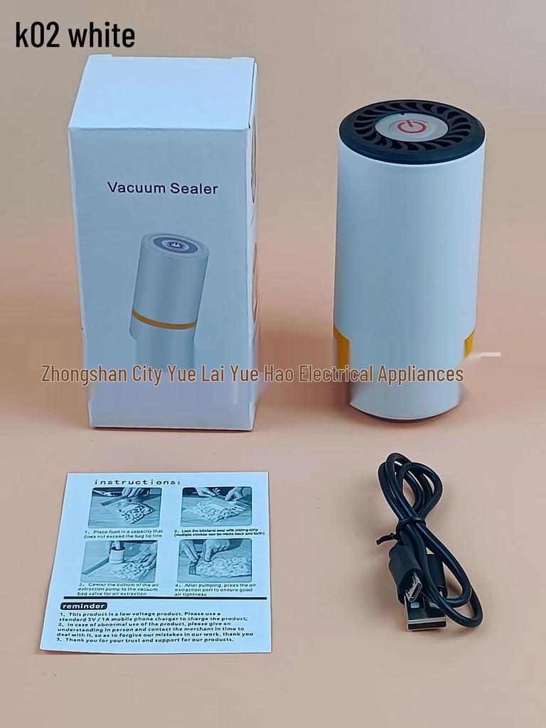 Handheld Electric Vacuum Sealer and Stick Vacuum Machine for Freshness Sealing