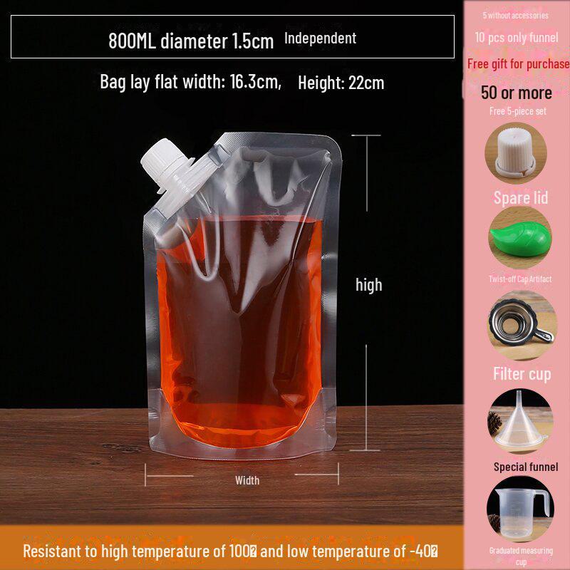 Portable Music Festival Water Bag - Food Grade, Disposable, Essential for Concerts