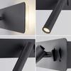 LED Wall Reading Lamp for Bedroom Hotel Minimalist Night Book Lamp Rotation Bedside Wall Sconce 3W Spot Home Lighting Fixture
