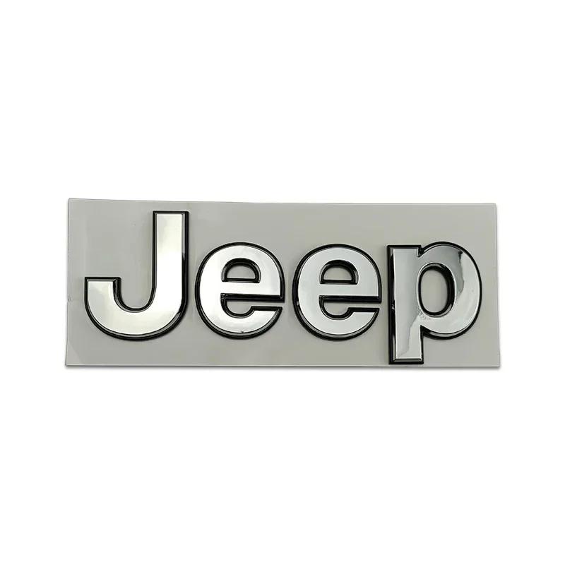 For Jeep ABS Car Front Emblem Trunk  for JEEP Grand Cherokee Commander Renegade Liberty Compass Patriot Wrangler Tj Jk Decora