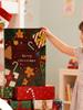 Leere DIY-Geschenkboxen Weihnachts-Countdown-Kalenderboxen 24 Tage Füllbar Wiederverwendbar Kinder Weihnachts-Countdown Adventskalender
