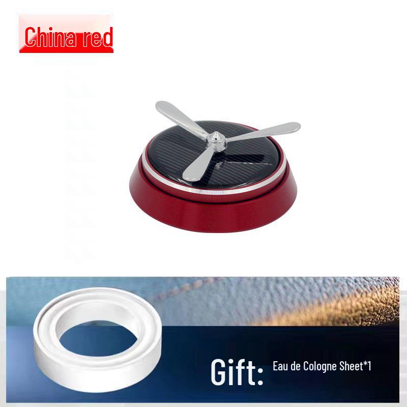 Intelligent Rotating Solar Car Aroma Ornamen: Long-lasting Deodorizing Alloy