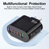 Mark 45W Multi-Port Charger: 2 USB + 3 Type-C, EU/US/UK Plug for Mobile Phones