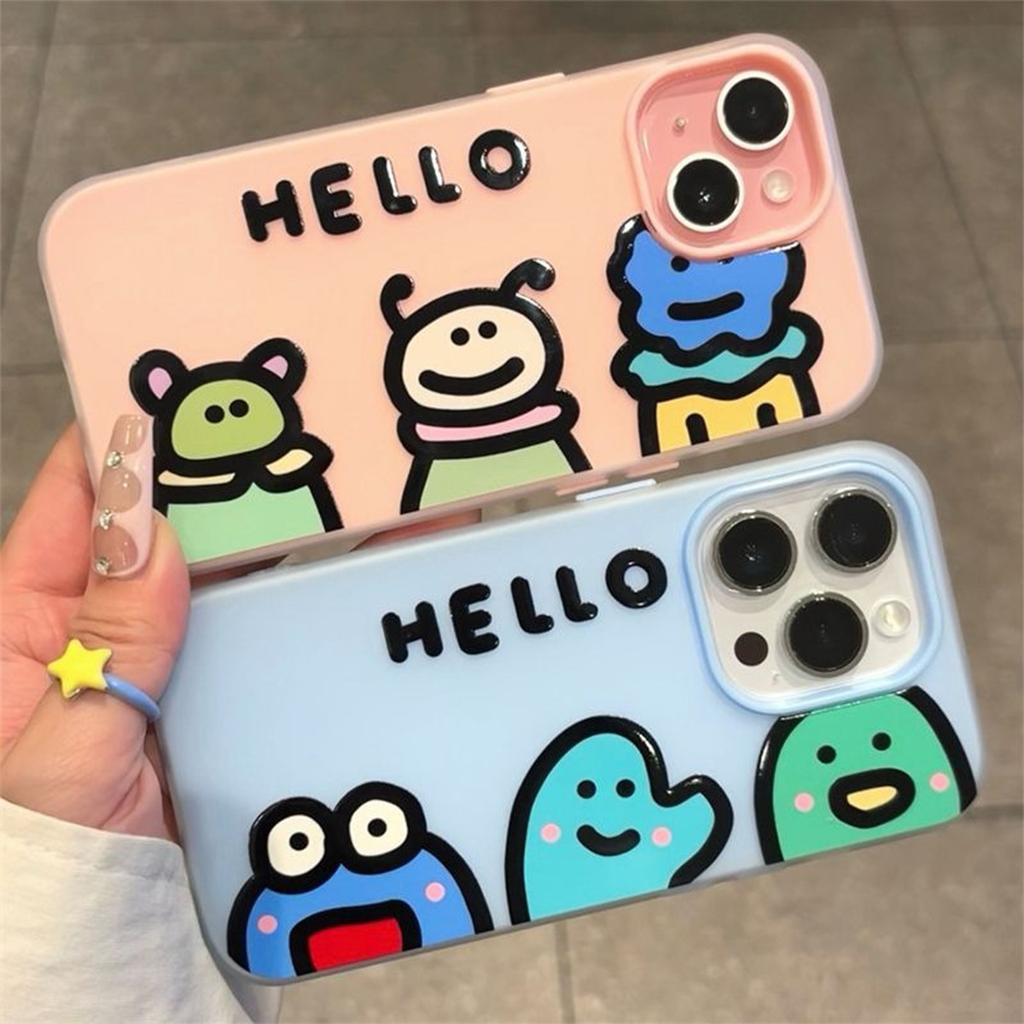 Two-in-one Mobile Phone Case, Creative Cartoon Goddess, All-inclusive Edge, Trendy Brand, Internet Celebrity, Trendy Men's Skin-friendly Couple Model