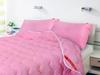 Pillow + Duvet Set All Year Round Pink Microfiber
