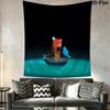 The Last Campfire Wall Hanging Printed Fabric Blanket Decorative Tapestries for Bedroom Living Room Home Decor