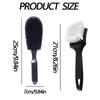 1/2PCS Car Wheel Brush Tire Cleaning Brushes Tools Car Rim Scrubber Cleaner Duster Handle Motorcycle Wheels Car Detailing Brush
