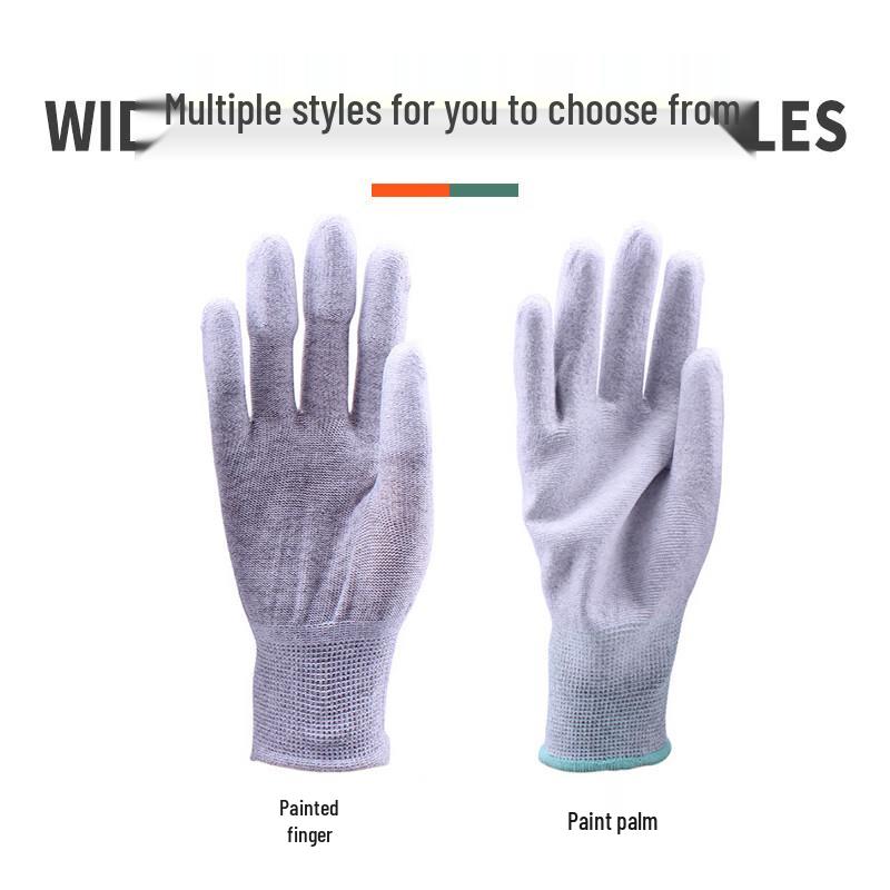 Antistatic Carbon Fiber PU Coated Work Gloves