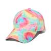 New Fashion Colorful Tie-Dye Baseball Cap Spring Men'S And Women'S Trend Lovers Hat Outdoor Sports Adjustable Sun Graffiti Bones