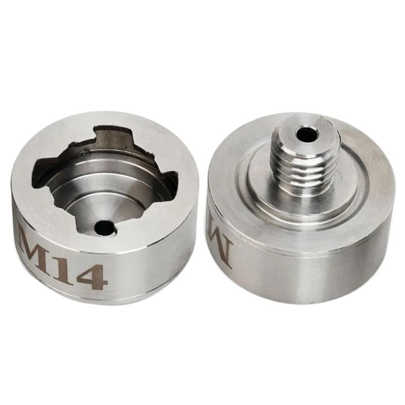 Professioneller 2-teiliger Winkelschleifer-Wellenadapter Inklusive Flanschmutter Druckplatte Für X Lock Schleifer