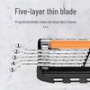 German Quality 5-Layer Men's Manual Razor - Classic Old-Fashioned Design with Universal Razor Head.