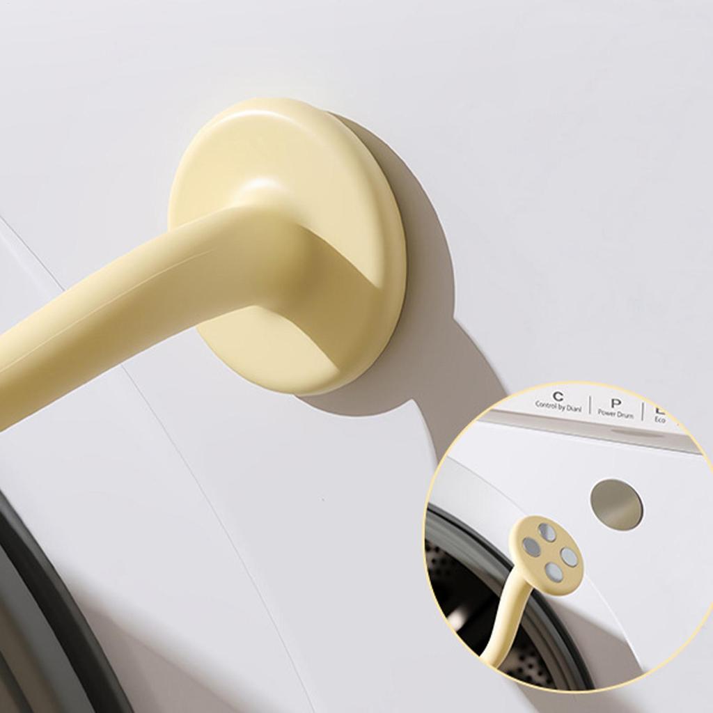 Podpórka do drzwi pralki ładowanej od przodu Wspomaga cyrkulację powietrza Antypoślizgowy magnetyczny uchwyt na drzwi pralki do akademików studenckich pralni