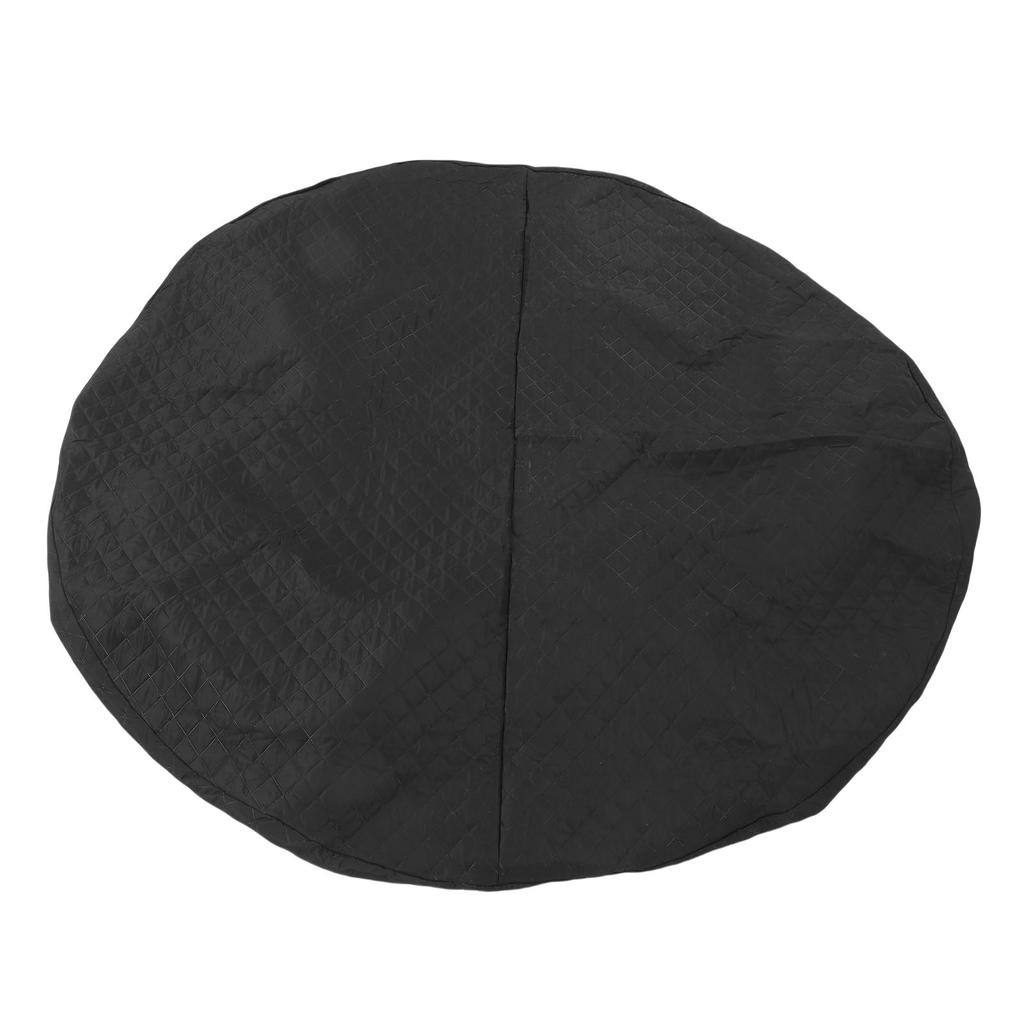 Isolierte Aufblasbare Whirlpoolabdeckung Rund Vollständige Abdeckung Whirlpool Thermoabdeckung 81,9 Zoll Durchmesser Wetterfest für Außen