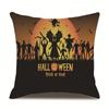 Halloween Linen Pillow Cover Printed Pillow Cover