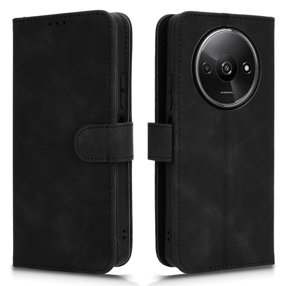 For Xiaomi Redmi A3 4G/Poco C61 4G Case PU Leather Skin Touch Feeling Wallet Phone Cover