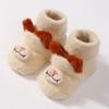 Newborn Baby Winter Thick Plush Warm Sock Cute Bear Ear Baby Toddler Walking Socks Anti Slip Children Boys Girls Floor Stockings