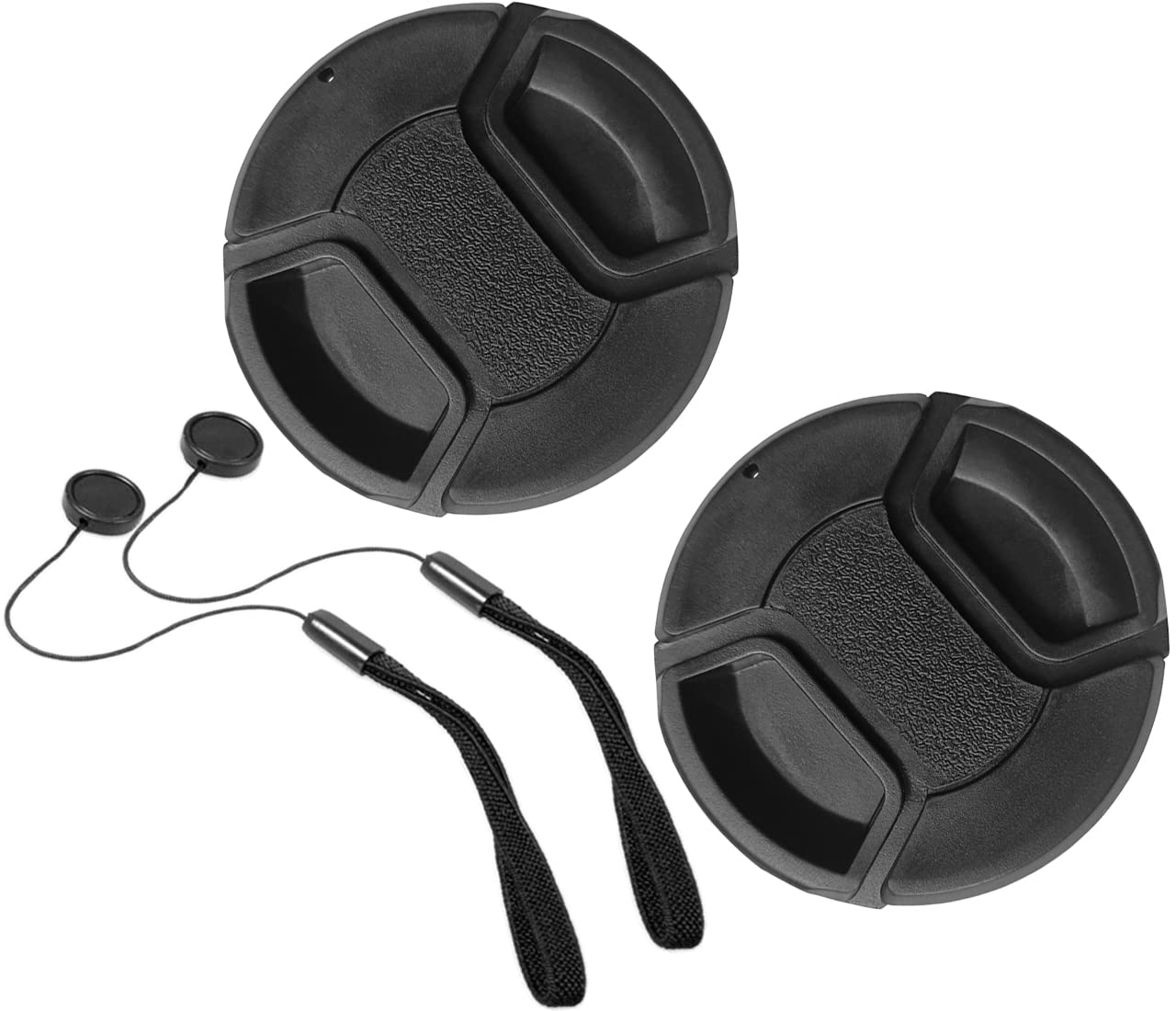 

52mm Lens Cap Cover Nikon AF-S (not AF-P) DX 18-55mm f3.5-5.6G EDVRVR II, Nikon AF (not AF-S) Nikkor 50mm f1.8D, AF (not AF-S) 50mm f1.4D [2 packs]