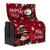 Christmas Snowman Mailbox Cover 21 X 18 Inch Magnetic Winter Snowflake Mailbox Cover Christmas Post Letter Box Wraps for Garden