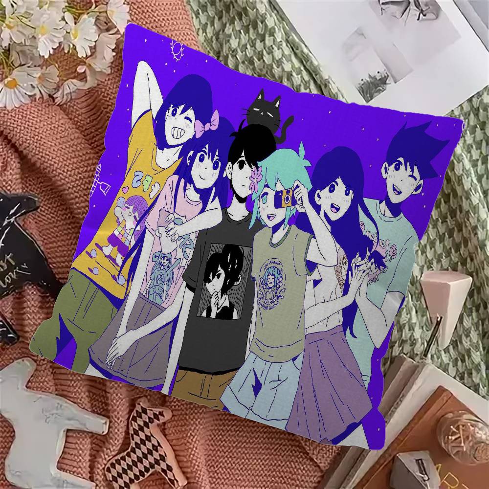 O-Omori Pillow Cover for Bedroom Room and Living Room Sofa Decorative Cushion Cover