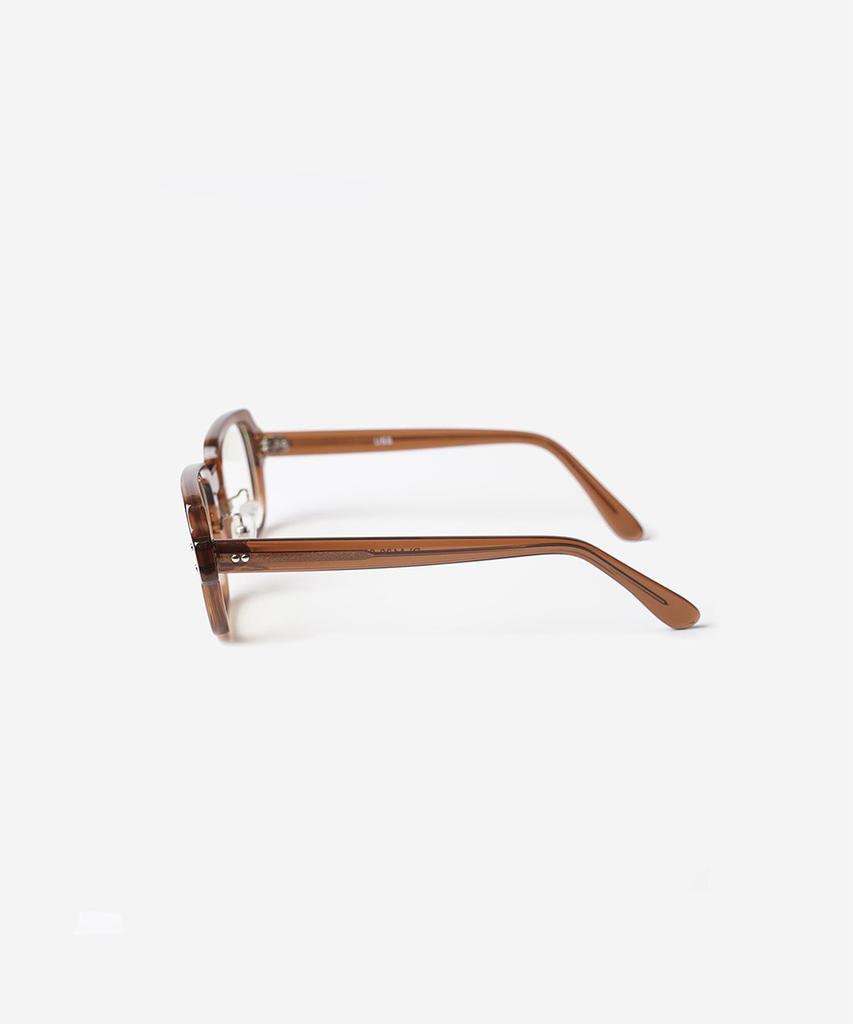 Waiemssielkeiwai Uss S9 Eyewear Frame - Frame : Brown / Lens : Clear