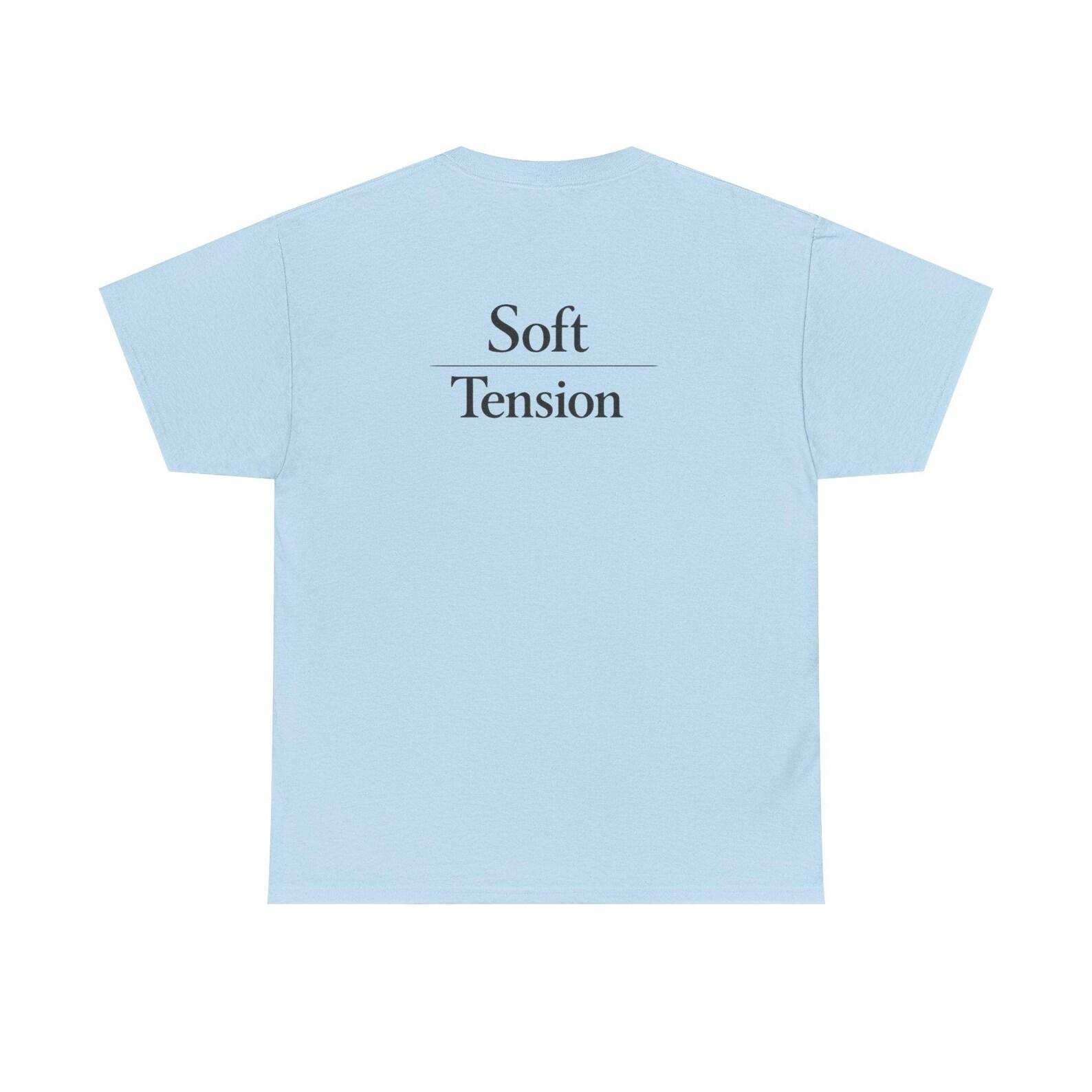 Soft Tension Tee | Minimal Text Graphic Shirt L