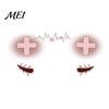 Temporary Face Tattoos for Party Halloween Tattoo Stickers, Waterproof Scary Makeup Decals Party, Funny Wound Scar Body Art Kids Adults Easy