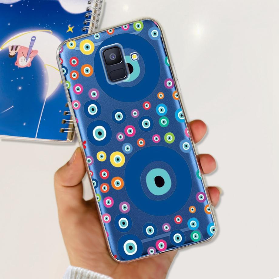 Coques For Samsung Galaxy A6 2018 phone back case SM-A600 A600F for samsung A6 plus 2018 A605 A605F A6+ Fundas protective Cover