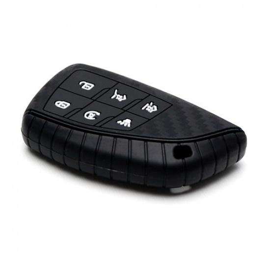 "Carbon" Pattern Silicone Cover For 21-up Chevy Suburban/Tahoe, GMC Yukon 6B Key