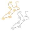 Exquisite Ankle Bracelets Butterflies Aesthetic Jewelry Pendents Wear-resistant Decorations Beach Gifts Foot Chains for Women