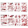 Horror Themed Halloween Blood Hand Pattern Party Candy Snack Packaging Bag Paper