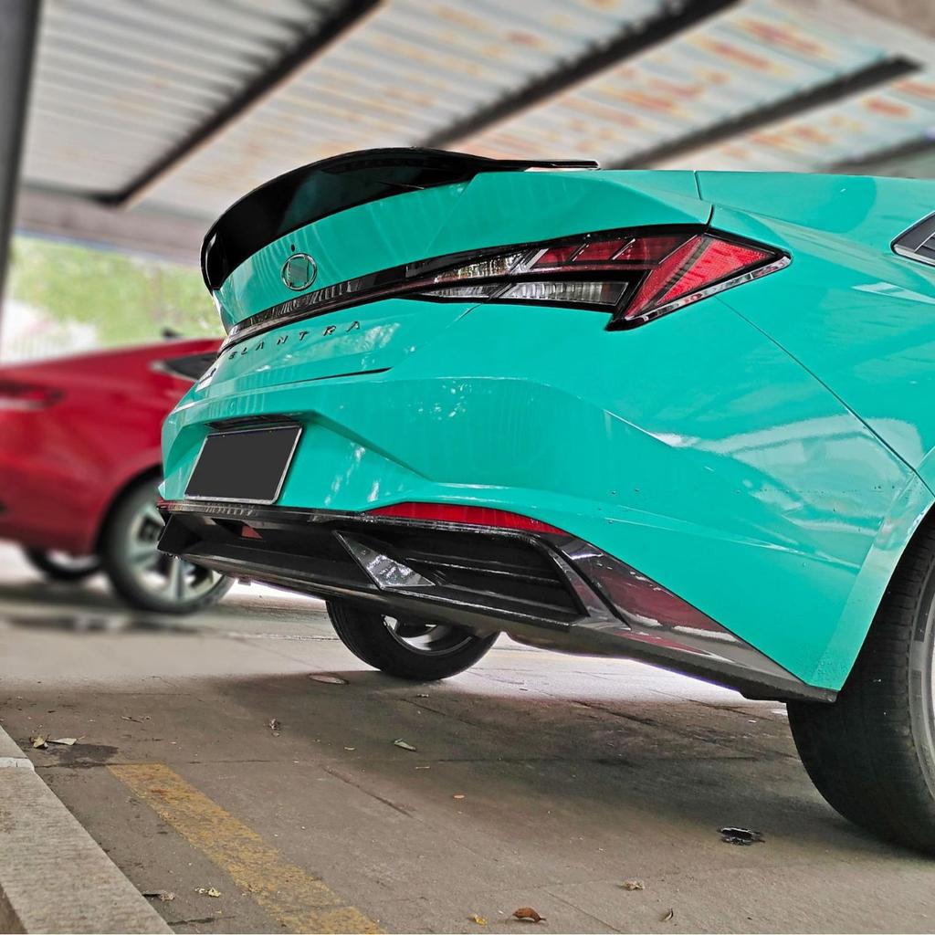 Frontsplitter & Seitenschweller Kit für Hyundai Elantra 7. Generation: Stoßfänger Kollisionsschutz