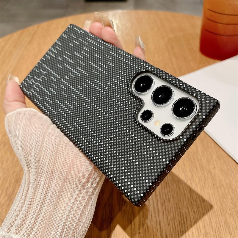 Ultratenká textura uhlíkových vláken Magnetická Pro Magsafe Pouzdro Pro Samsung S25 S24 S23 S22 Note 20 Ultra 10 Plus Hard PC Matte Cover