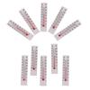 10 Pcs 5Cmx1.1Cm Miniature Paper Cardboard Thermometer Indoor -20-50 Celsius