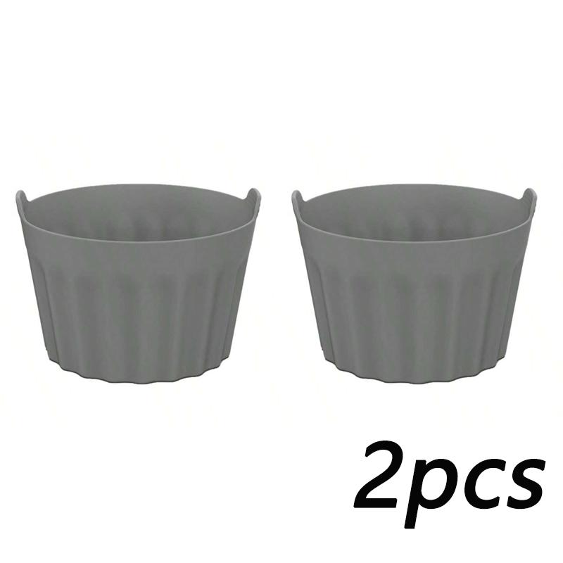2/4/8Pcs Ramekins For Air Fryer Silicone Large Muffin Cases Nonstick Egg Poacher Silicone Mould Bakeware Easy Release Baking