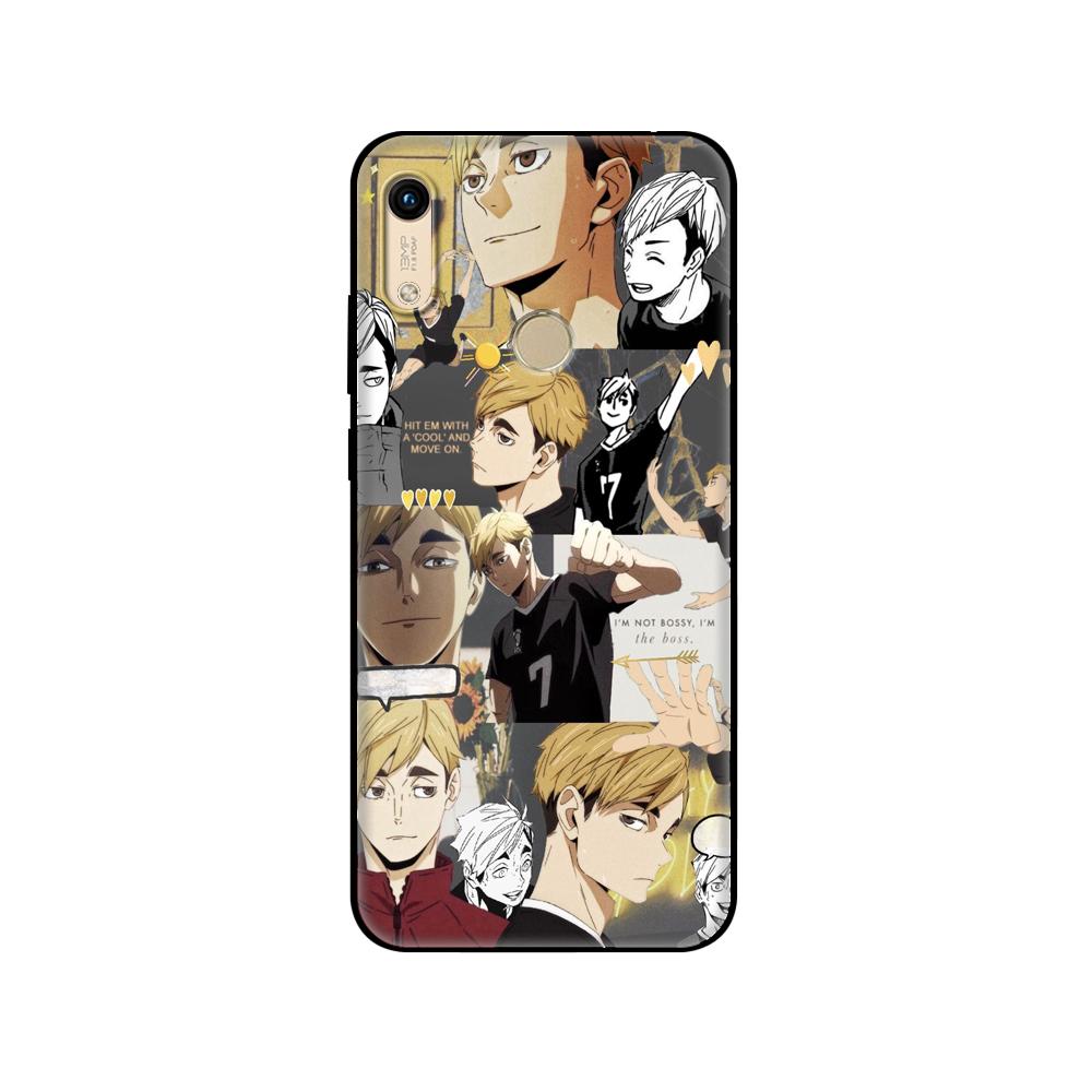 Black tpu Case For Huawei Honor 8a Prime 8s Prime 9 Lite honor 9A 9C 9X Premium 9x Pro 9S Case Cover  Miya Atsumu Haikyuu