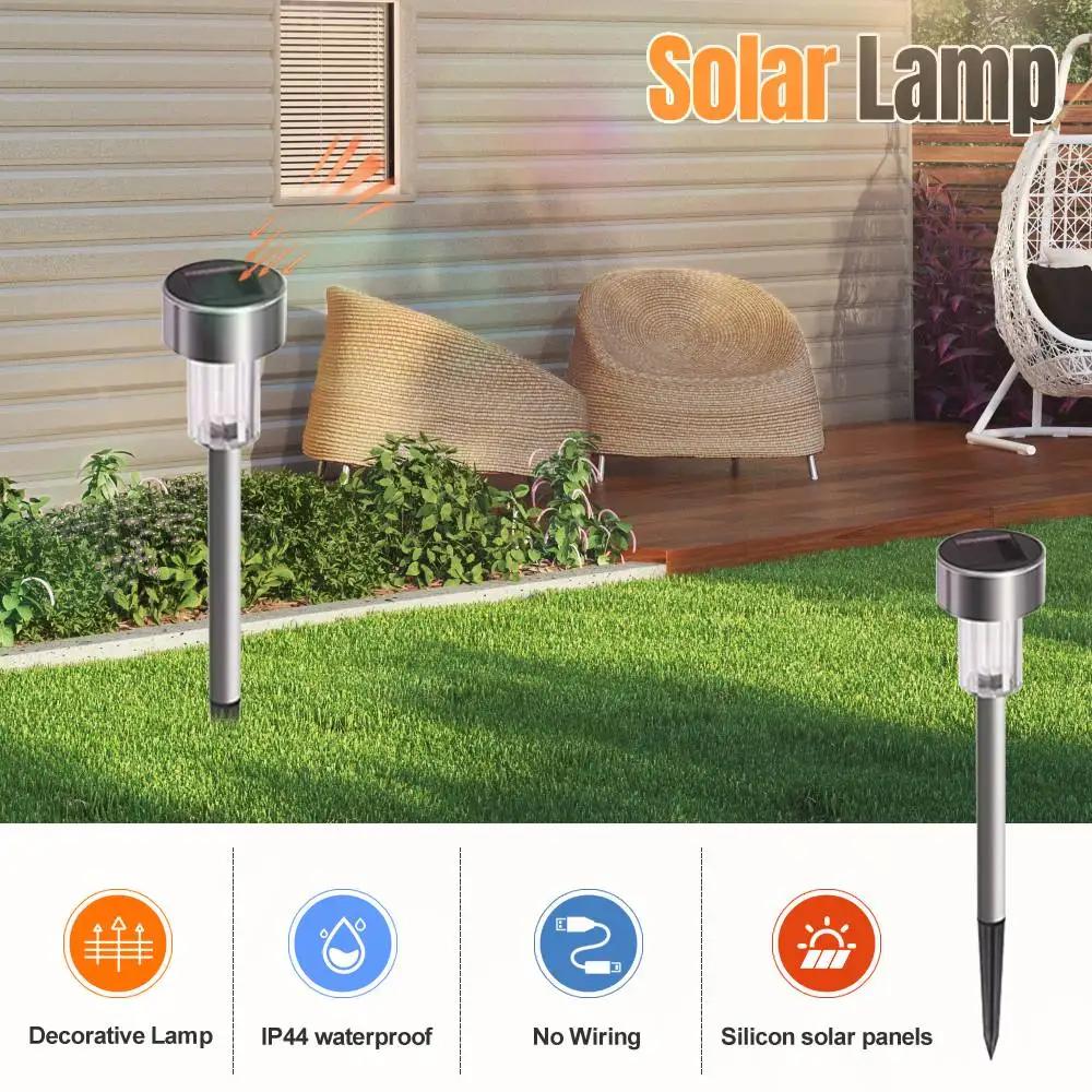 10 Pack Solar Outdoor Lights Solar Garden Light LED Landscape Lighting Waterproof Pathway Lights Decor Walkway Lawn Patio Yard